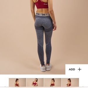 Sapphire & Gray Gymshark Flex Leggings